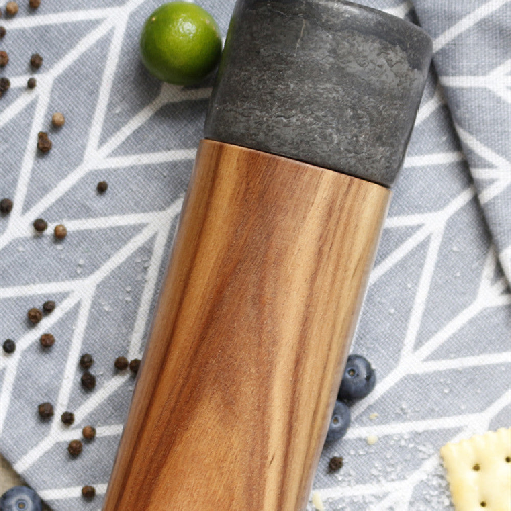 Marble &  Wood Seasoning Grinder