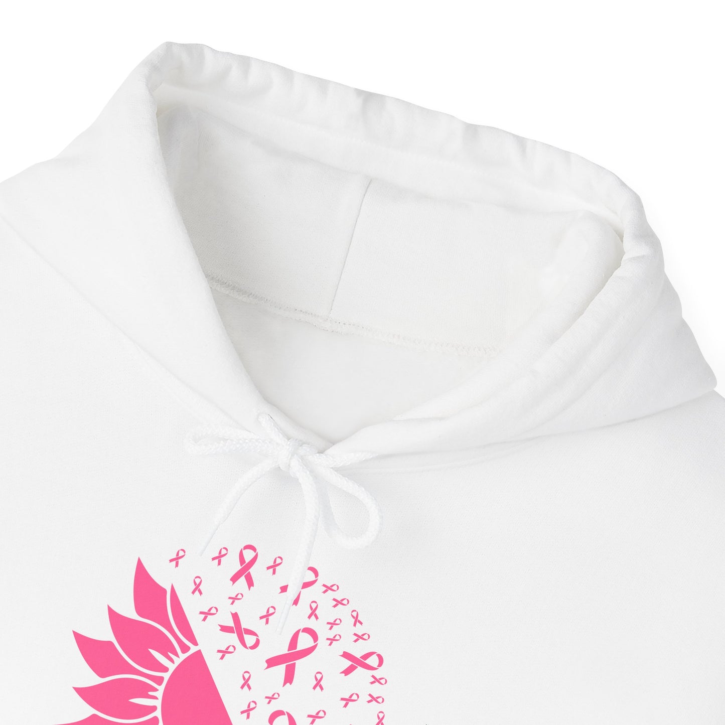 Sunflower & Butterflies Breast Cancer Awareness Adult Heavy Blend™ Hoodie
