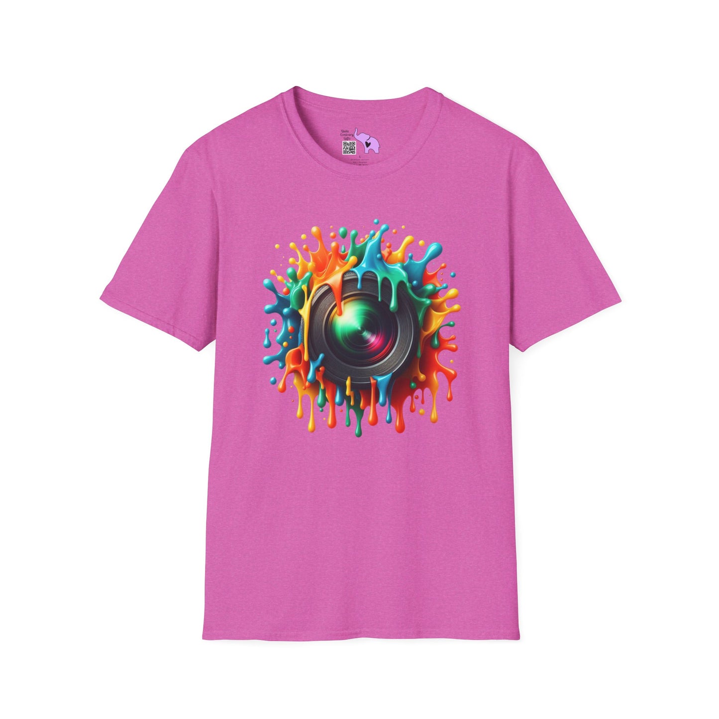 Colorful Camera Lens Adult T-shirt