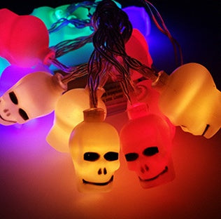 Halloween LED String Lights – 10 Waterproof Lights in Fun Spooky Shapes