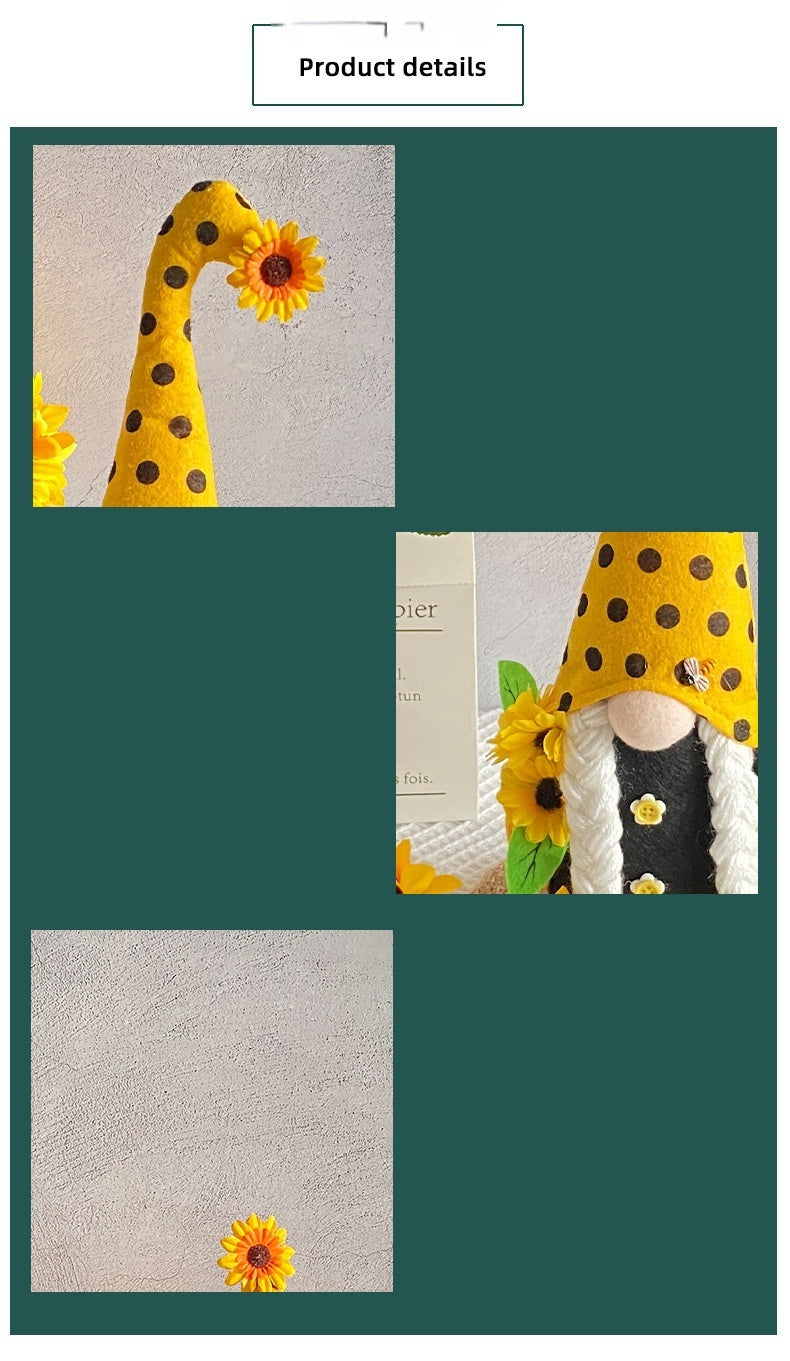 Bee & Sunflower Indoor Gnomes