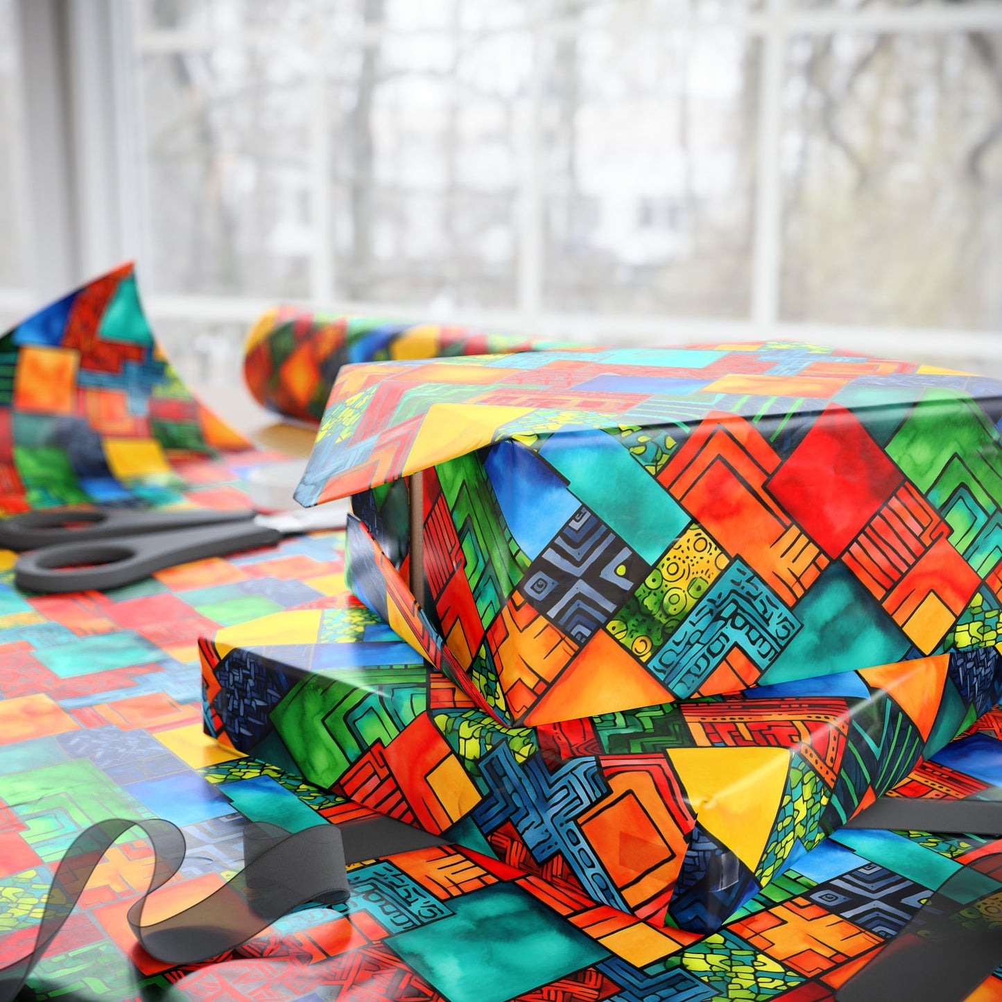 Heritage Pulse Kwanzaa Wrapping Paper