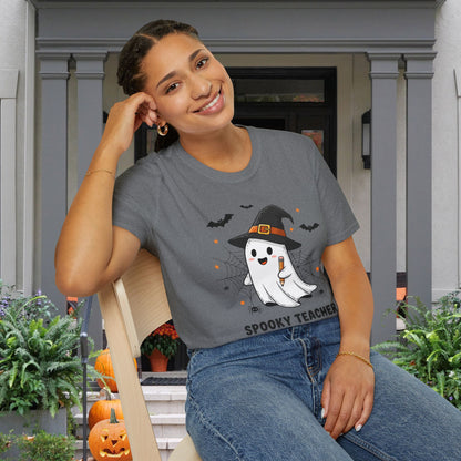 Spooky Teacher Adult T-shirt