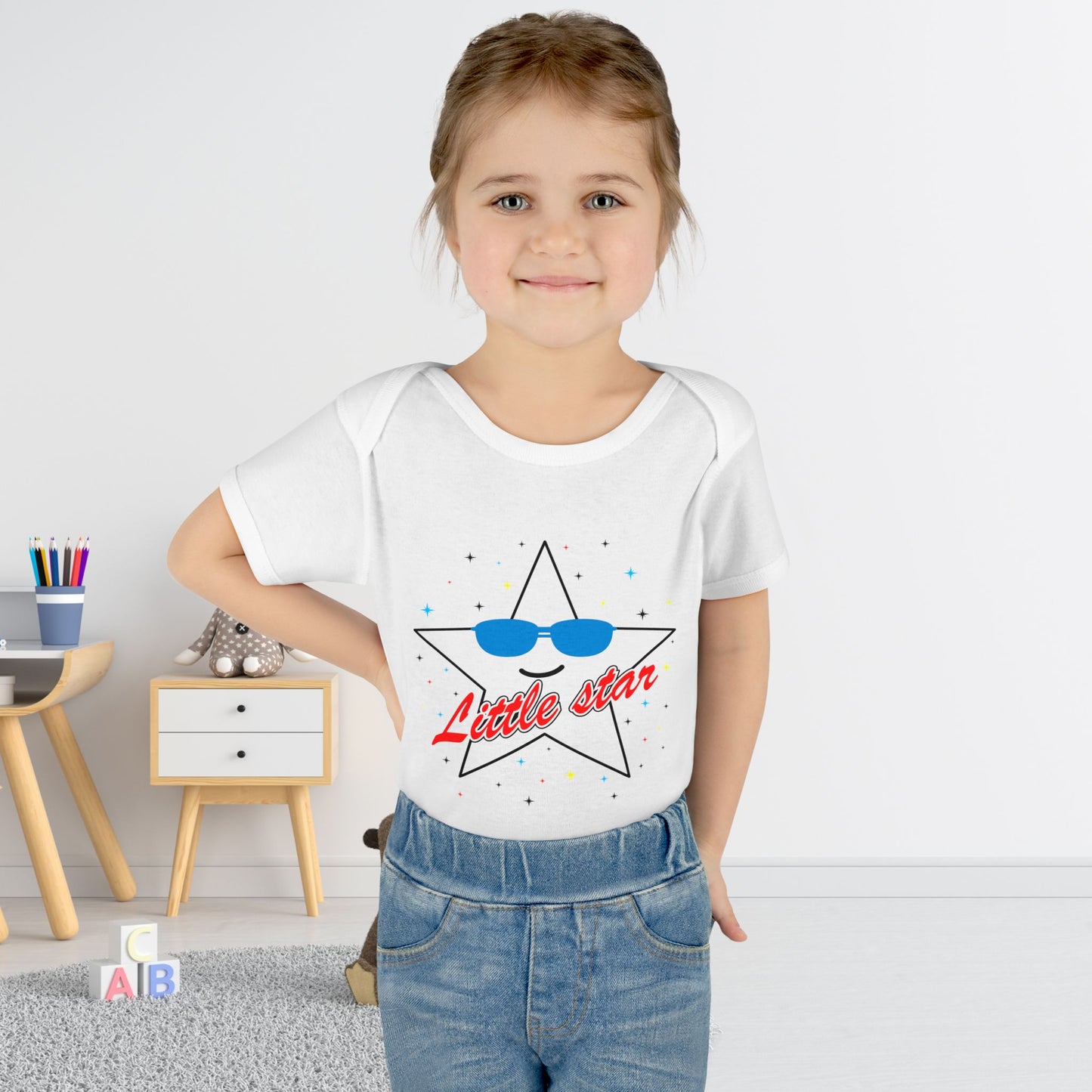Little Star Infant Baby Rib Bodysuit