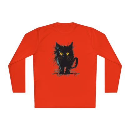 Black Kitten Adult Long Sleeve Tee