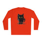 Black Kitten Adult Long Sleeve Tee