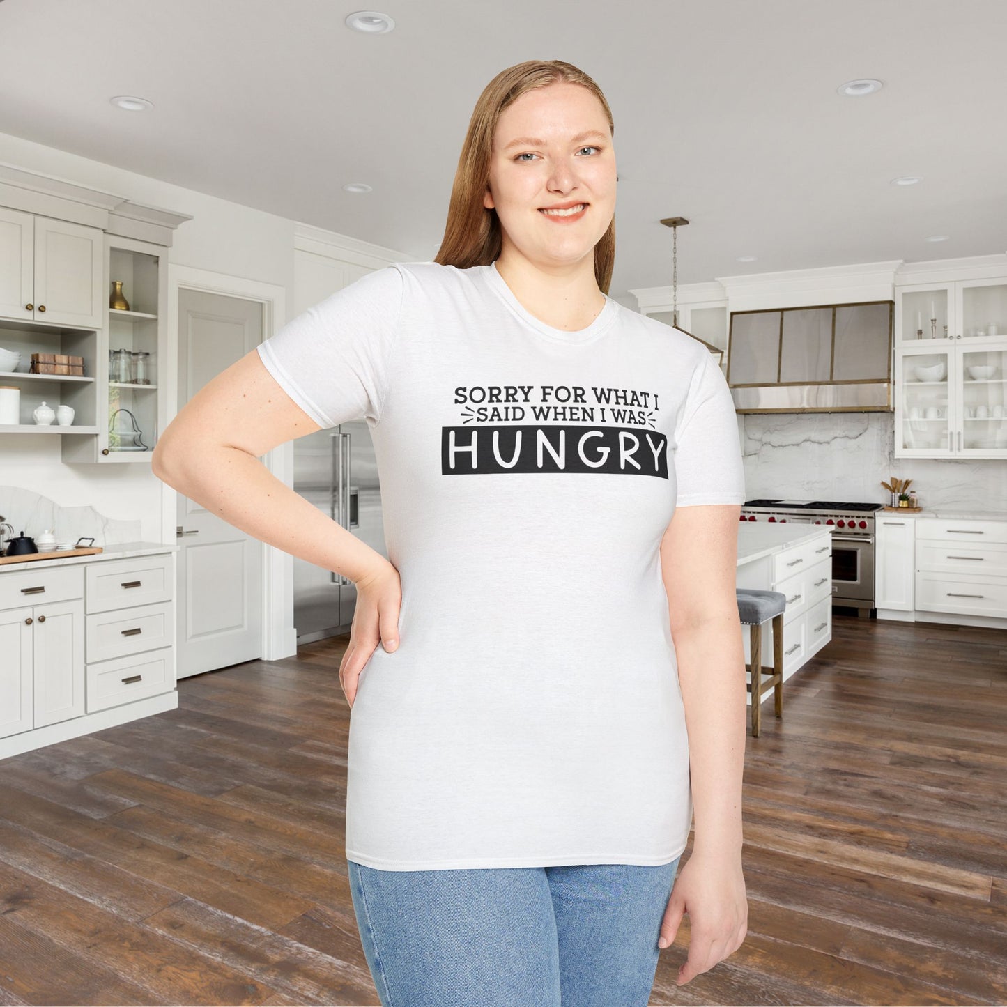 Sorry For What I Said When I Was Hungry Adult T-shirt