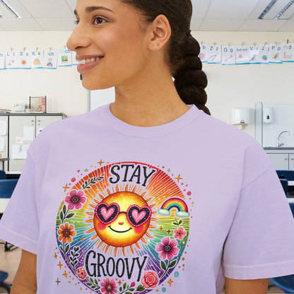 Stay Groovy Women's Boxy Tee