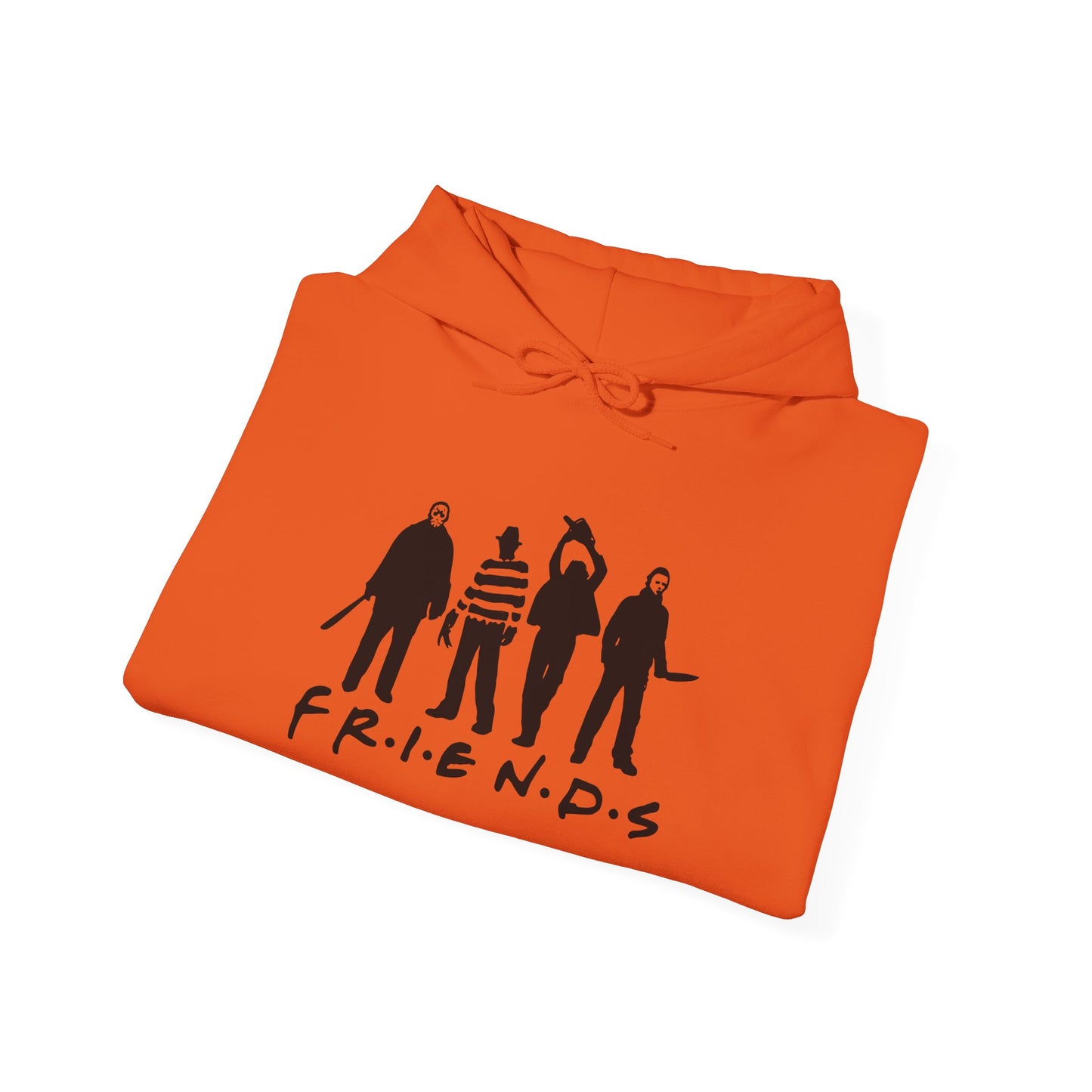 Horror Film Character Friends Heavy Blend™ Hooded Sweatshirt