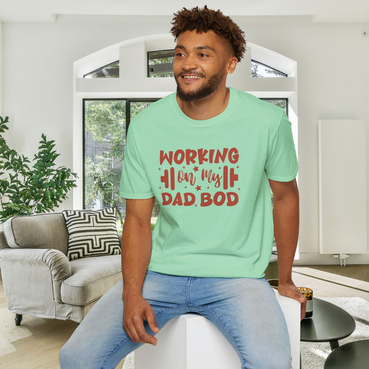 Working On My Dad Bod Adult T-shirt