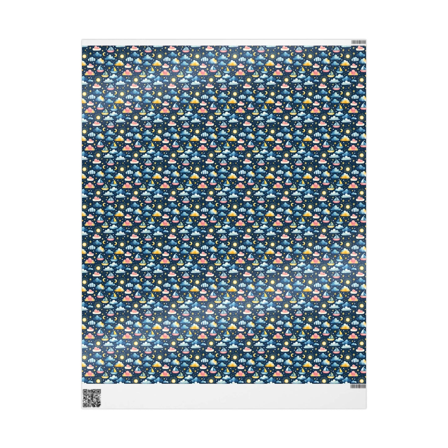 Night Sail Dreams Wrapping Paper