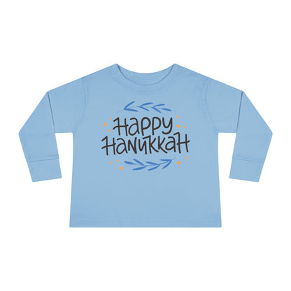 Happy Hanukkah 2 Toddler Long Sleeve Tee