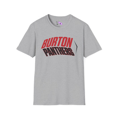 Burton Panthers (Angled) Adult T-shirt