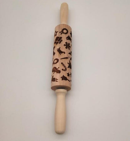Decorative Embossed Rolling Pins for Baking