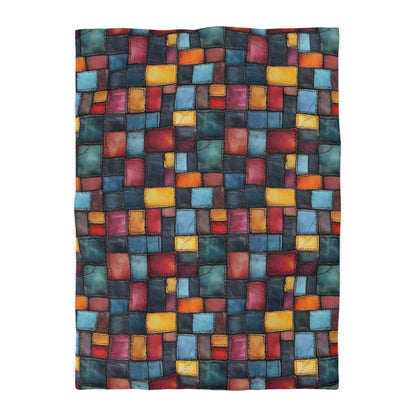 Colorblock Craze Microfiber Duvet Cover