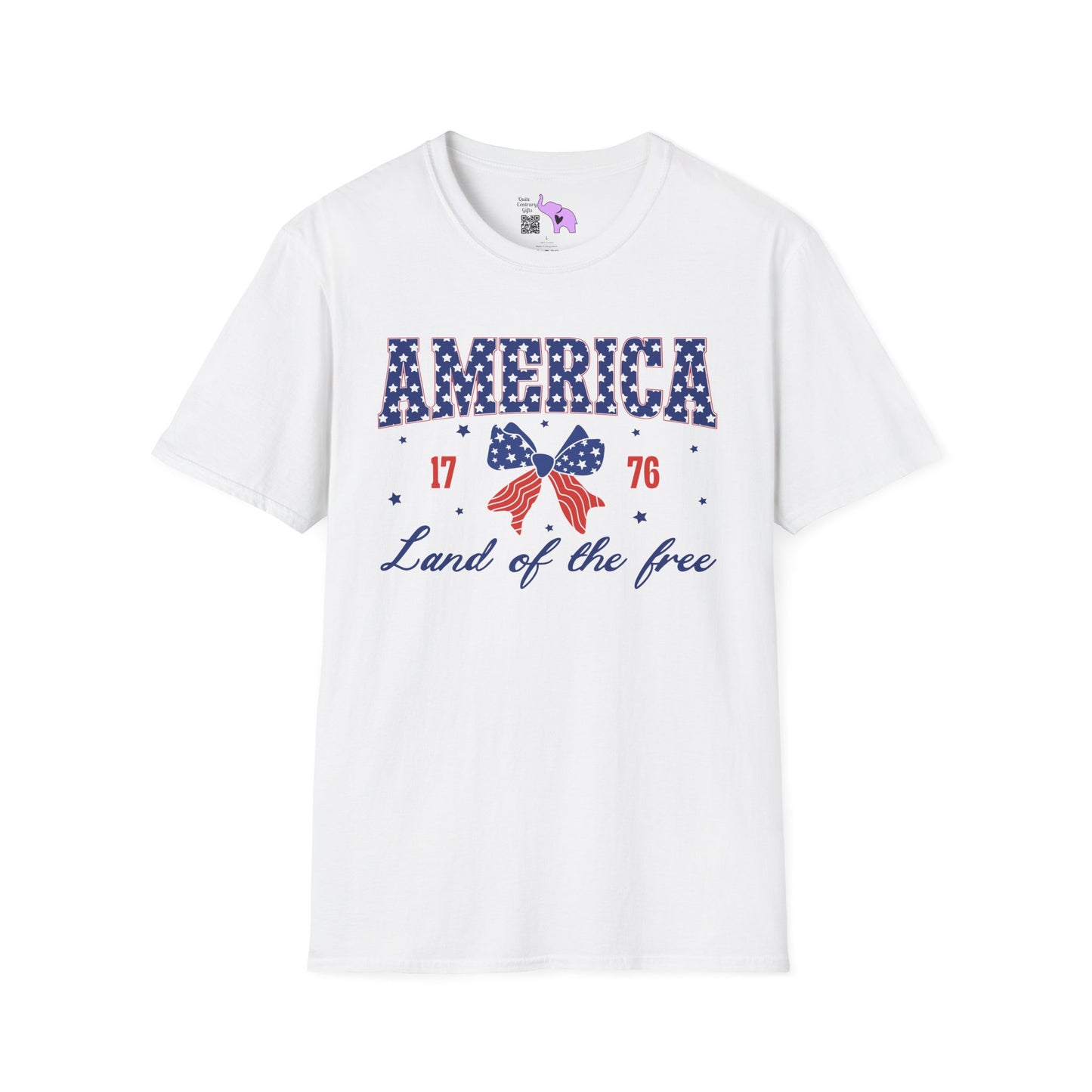 America Land of the Free 1776 Adult T-shirt