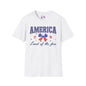 America Land of the Free 1776 Adult T-shirt