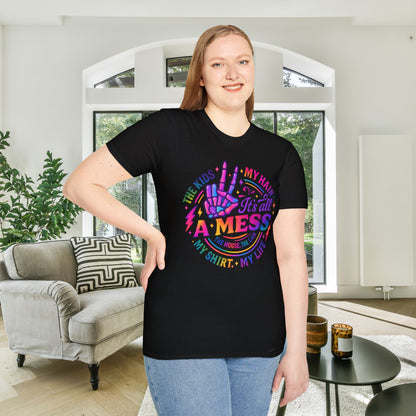 It's All A Mess Adult T-shirt