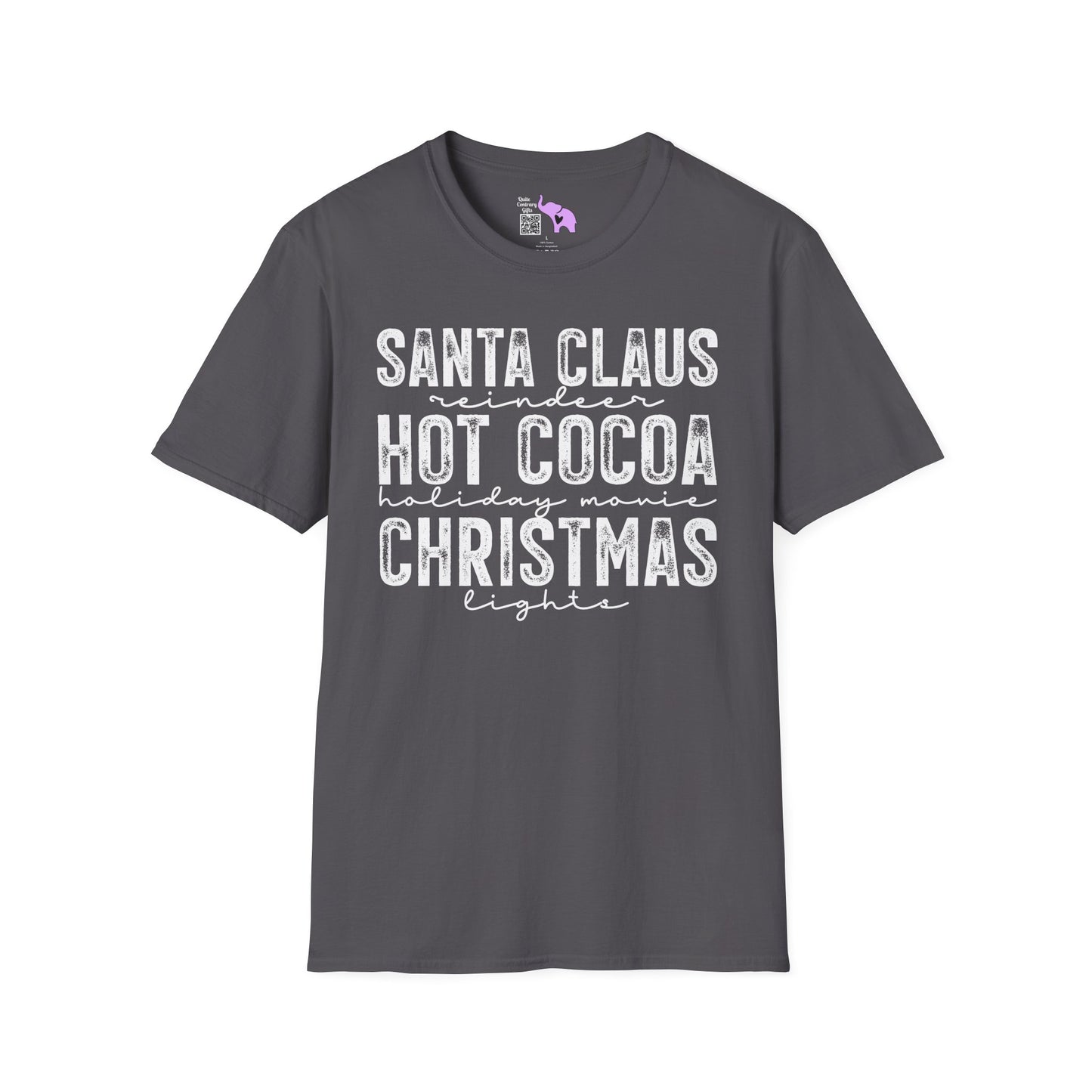 Santa Claus Hot Cocoa Chriatmas Adult T-shirt
