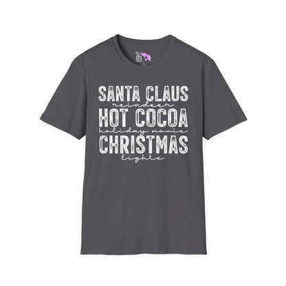 Santa Claus Hot Cocoa Chriatmas Adult T-shirt