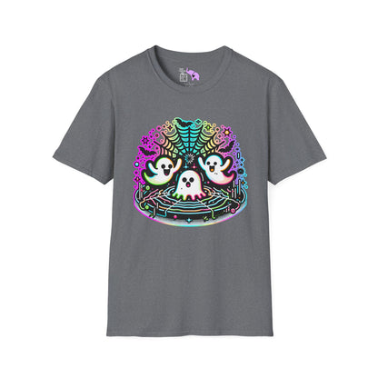 Neon Boo Adult T-shirt