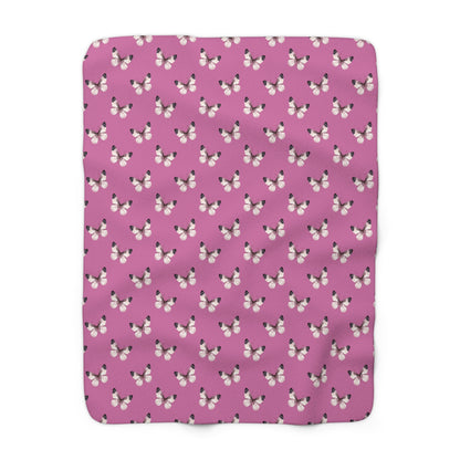 Blush Flutter Fleece Blanket