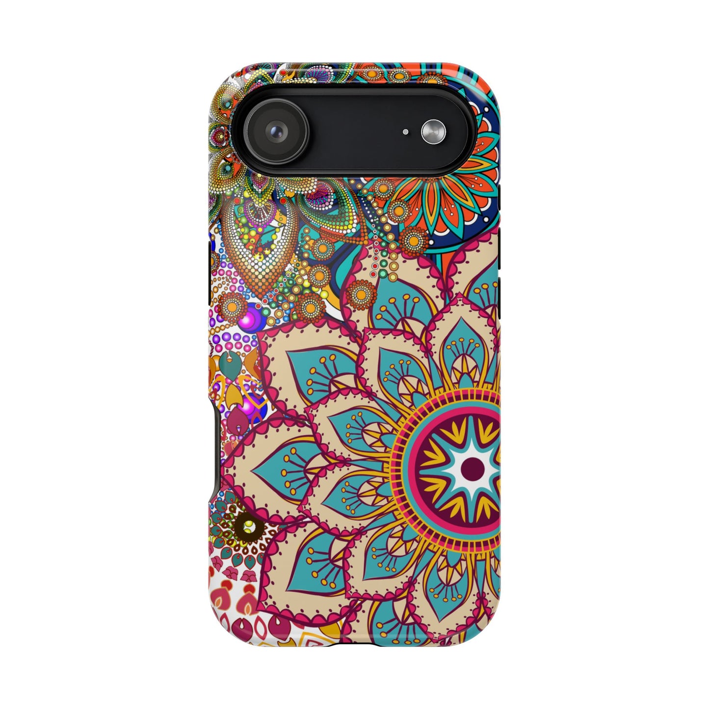 Colorful Mandala MagSafe® Compatible Tough Case for iPhone
