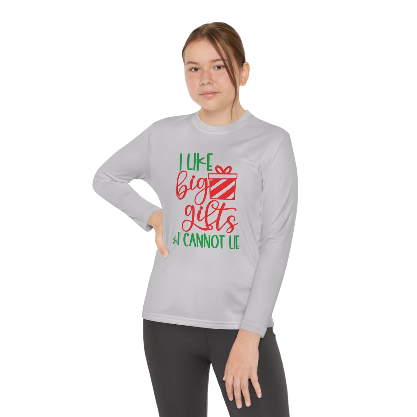 I Like Big Gifts & I Cannot Lie Youth Long Sleeve Tee