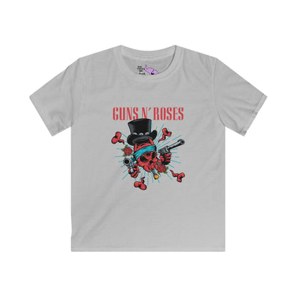 Guns N' Roses (Skull & Guns) Kids Softstyle Tee