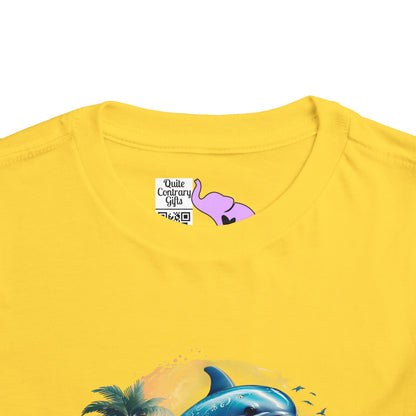 Tropical Dolphin Toddler Tee