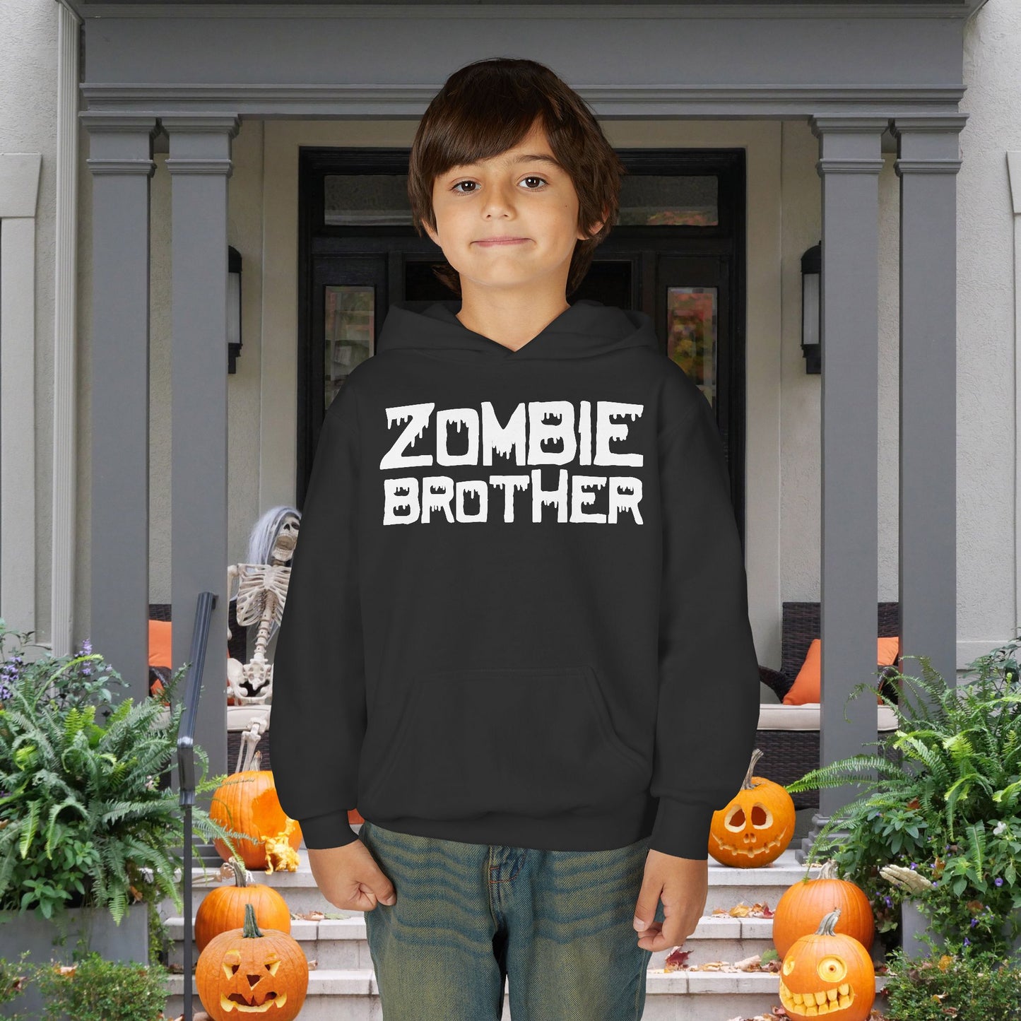 ""Zombie Brother Youth Heavy Blend Hoodie