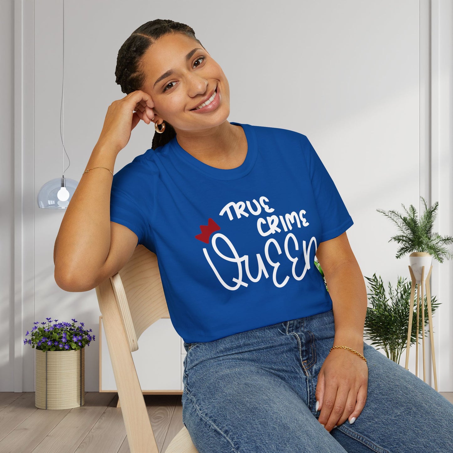 True Crime Queen Adult T-shirt