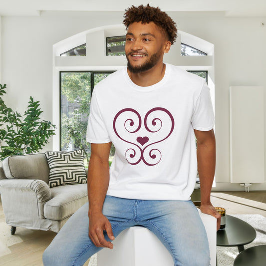 Heart 8 Adult Unisex Tshirt