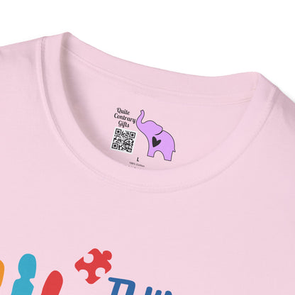 Think Before You Judge Autism Awarness Adult T-shirt