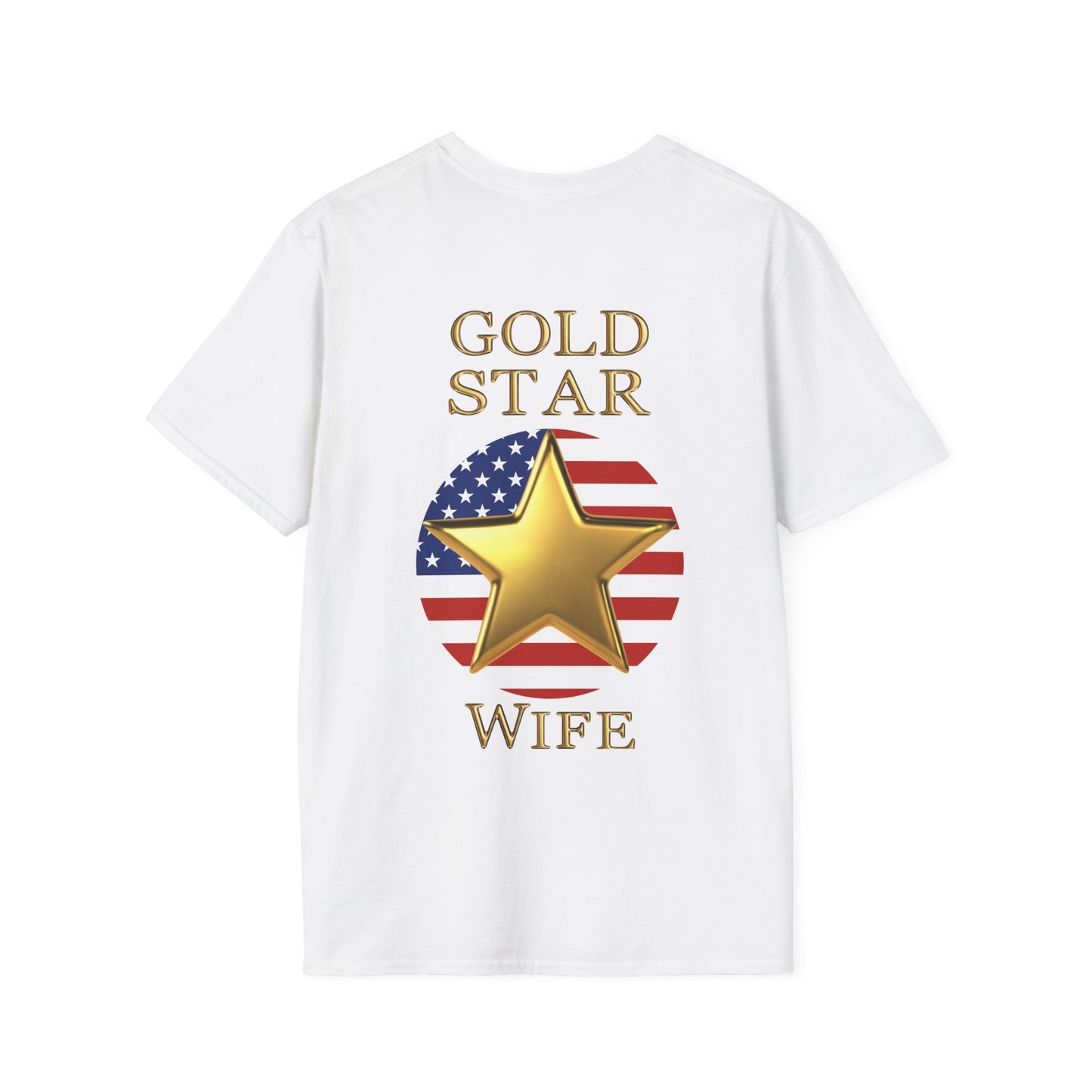 Gold Star Wife Forever Proud Adult T-shirt
