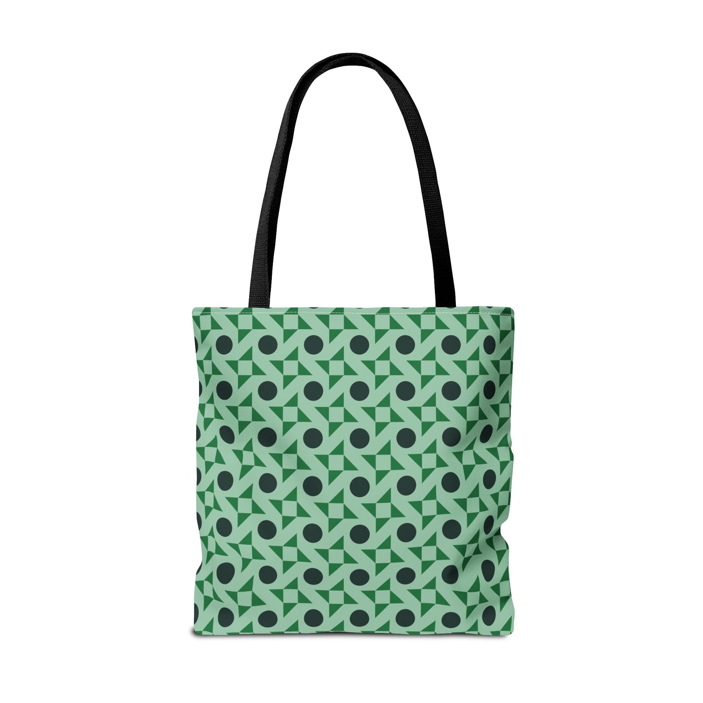 Emerald Pinwheels Canvas Tote Bag