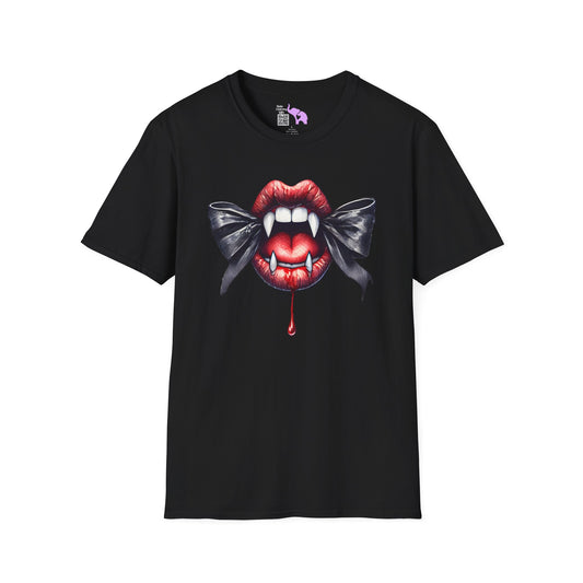 Vampire Mouth Adult T-shirt