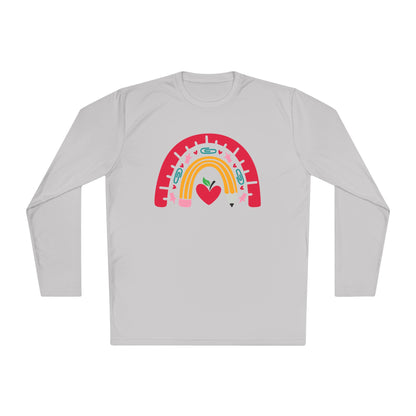 Rainbow Teacher Adult Long Sleeve Tee