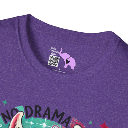 No Drama Just Llama Adult T-shirt