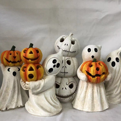 Halloween Ghost Pumpkin Decor