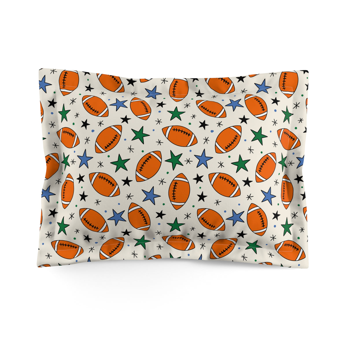 Touchdown Stars Microfiber Pillow Sham