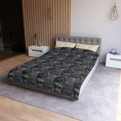 Gargoyle Vigil Microfiber Duvet Cover
