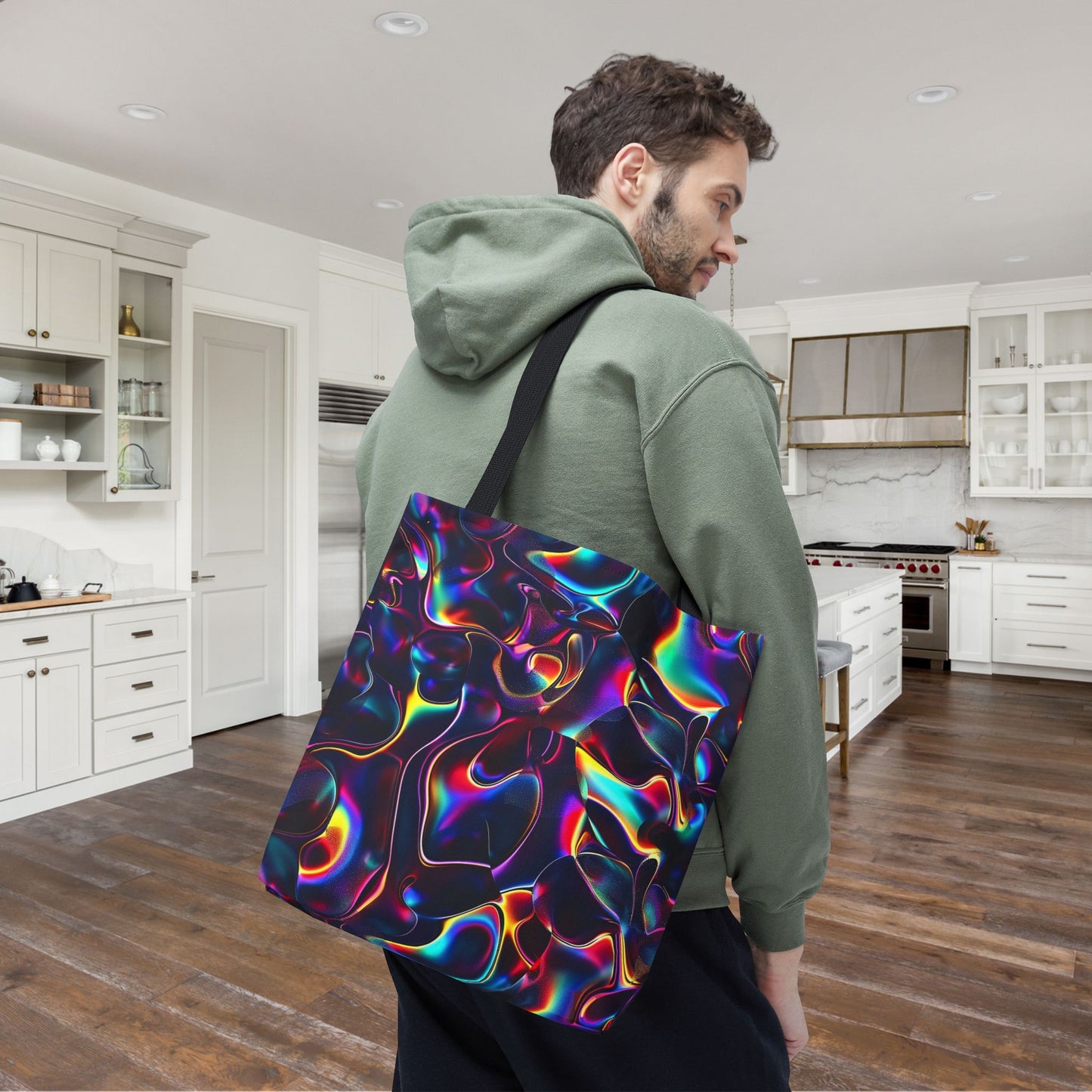 Holographic Mirage Canvas Tote Bag