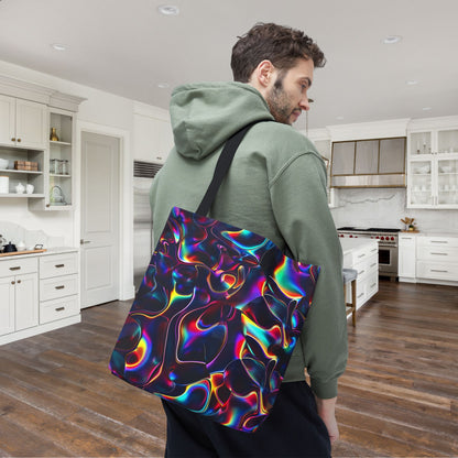 Holographic Mirage Canvas Tote Bag