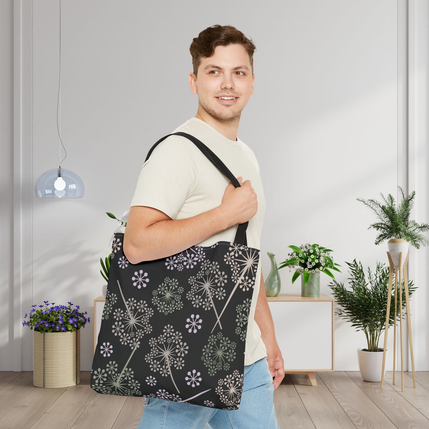 Dandelion Nightfall Canvas Tote Bag