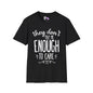 They Don't Pay Me Enough To Care Adult T-shirt