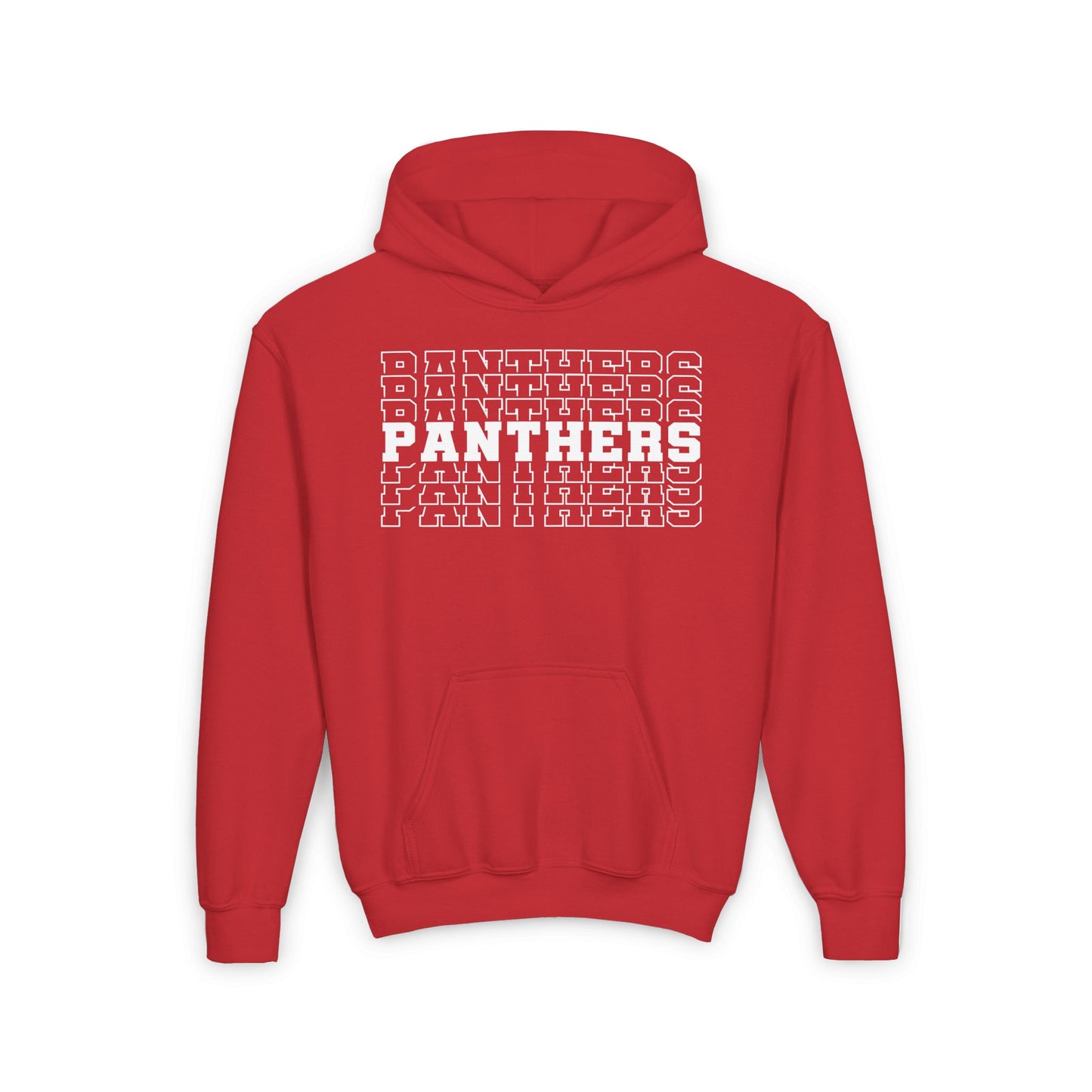 Panthers (Stacked) Youth Heavy Blend Hoodie