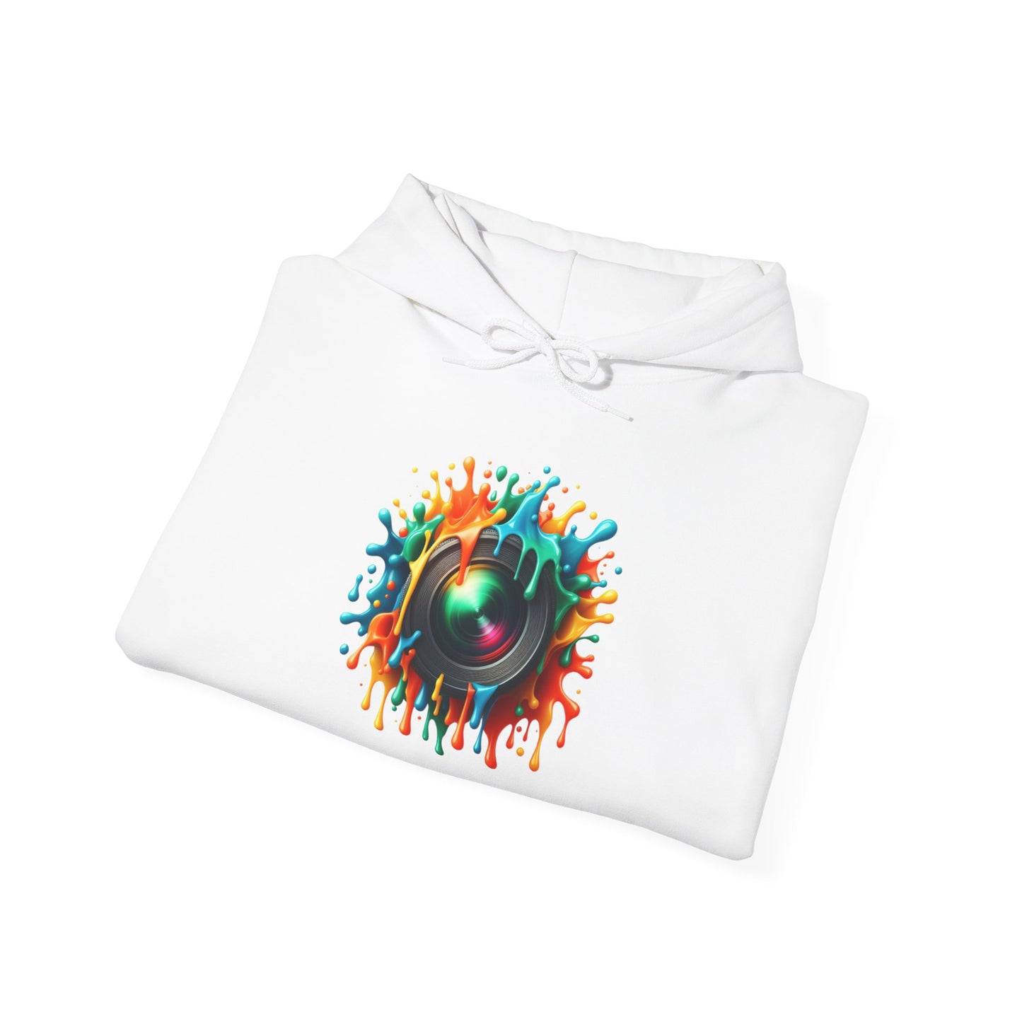 Colorful Cameral Lens Heavy Blend™ Hooded Sweatshirt