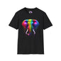 Colorful Elephant Adult T-shirt