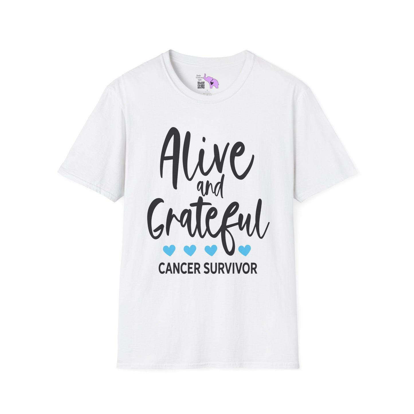 Alive & Grateful Cancer Survivor Adult T-shirt